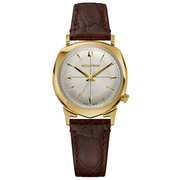 Bulova Accutron Legacy 2WW7A003 - cinturino marrone - cassa oro - quadrante bianco